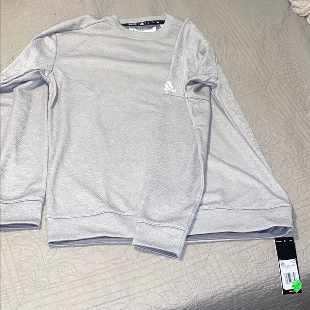 NWT - Gray Adidas Men’s Crewneck - BRAND NEW - M